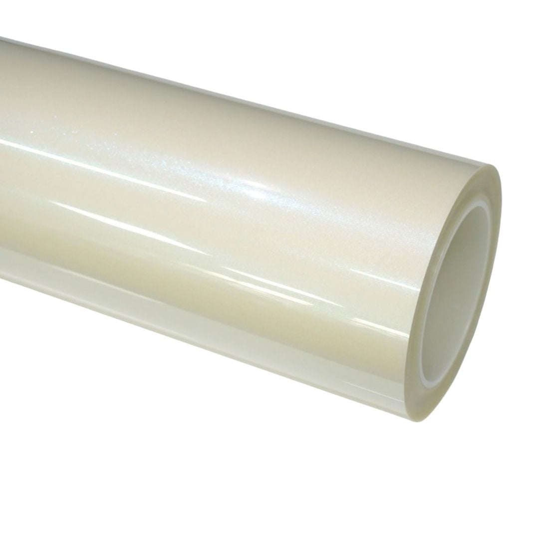 Green Diamond White Vinyl Wra