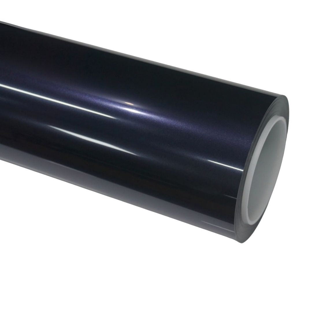 Charcoal Ash Blue Vinyl Wrap