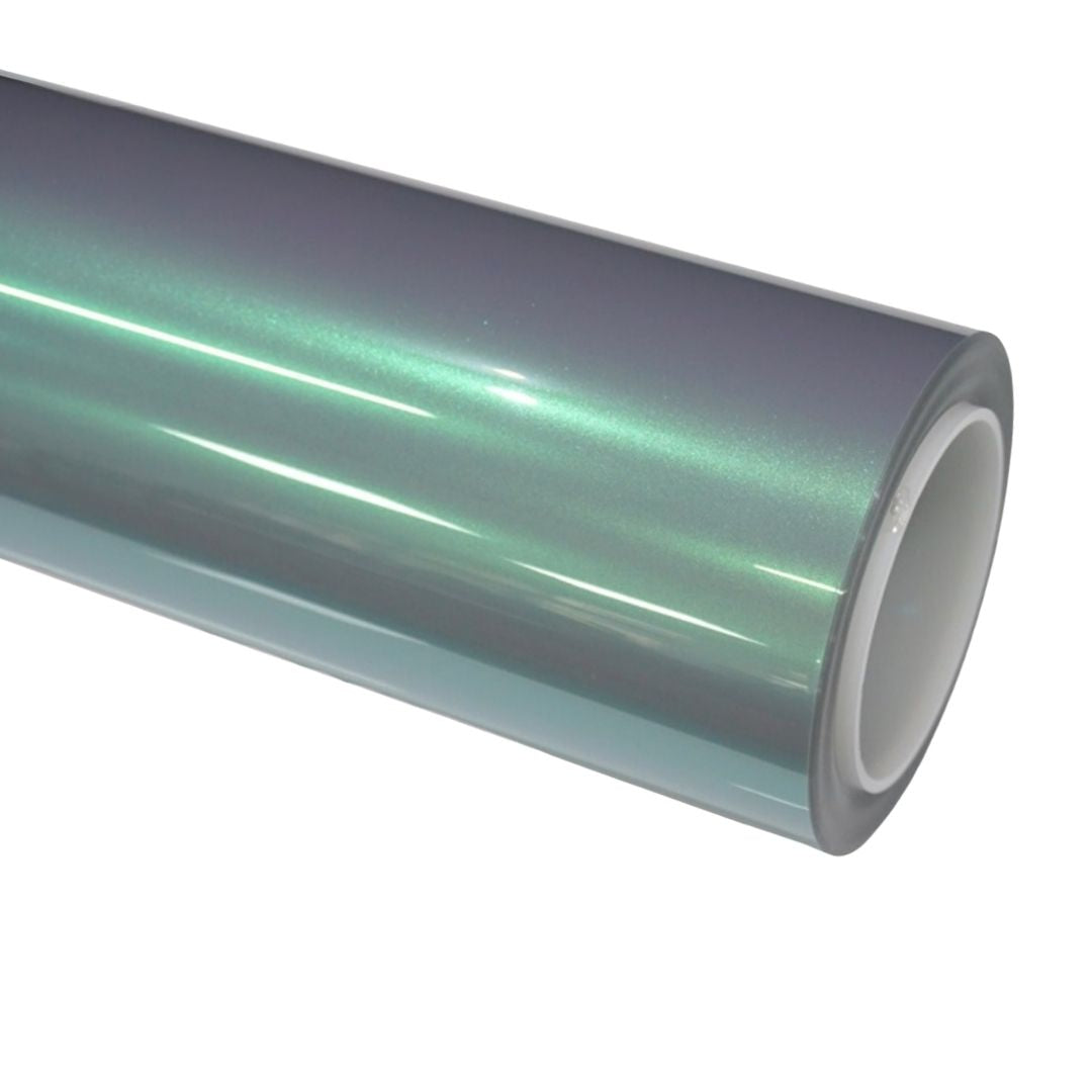 Fantastic Turquoise Gray Vinyl Wrap