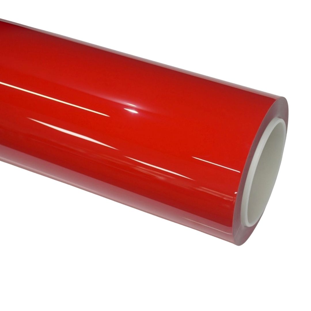 Ferrari Red Vinyl Wrap