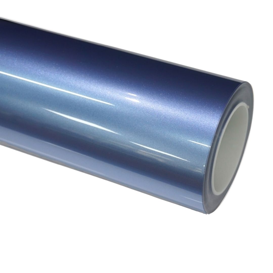 Metallic Mist Blue Vinyl Wrap