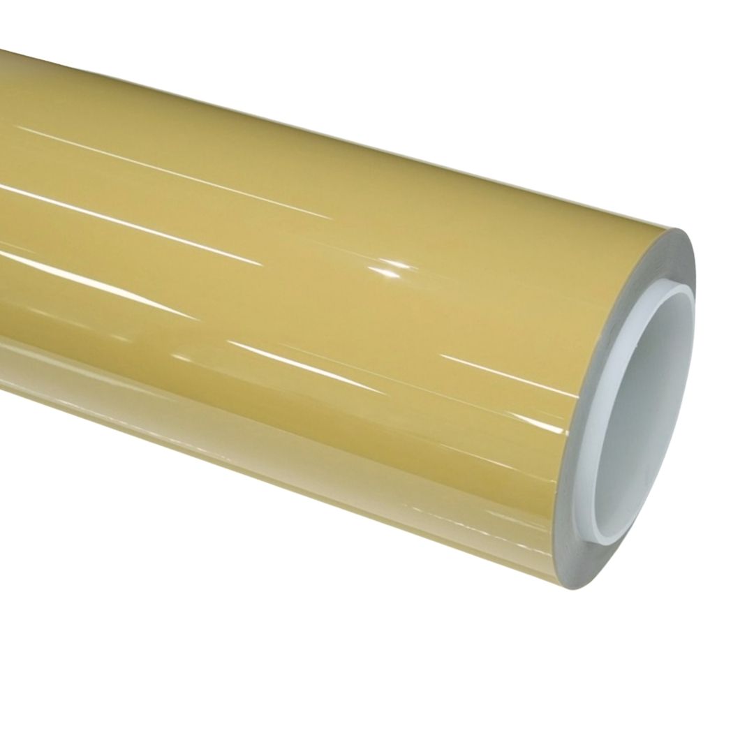 Cloudy Yellow Vinyl Wrap