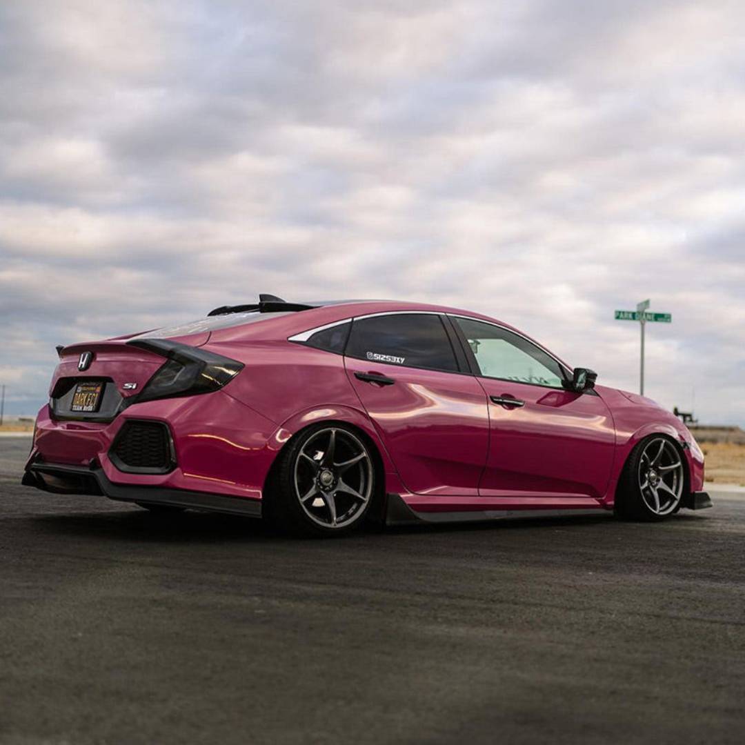 High Glossy Ruby Star Vinyl Wrap