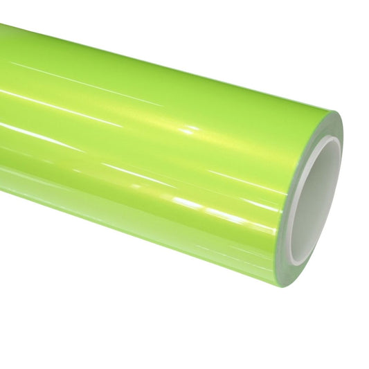 Fluorescent Green Vinyl Wrap