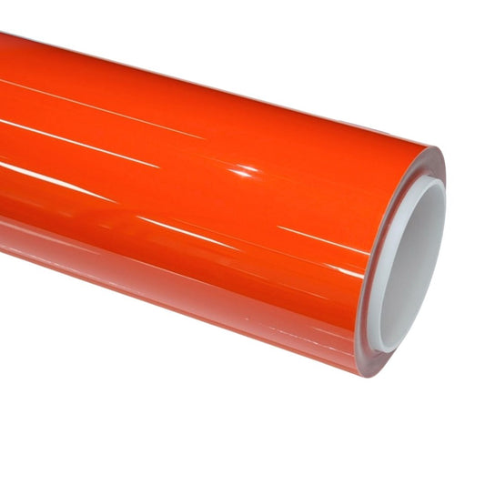 Crystal Orange Red Vinyl Wrap