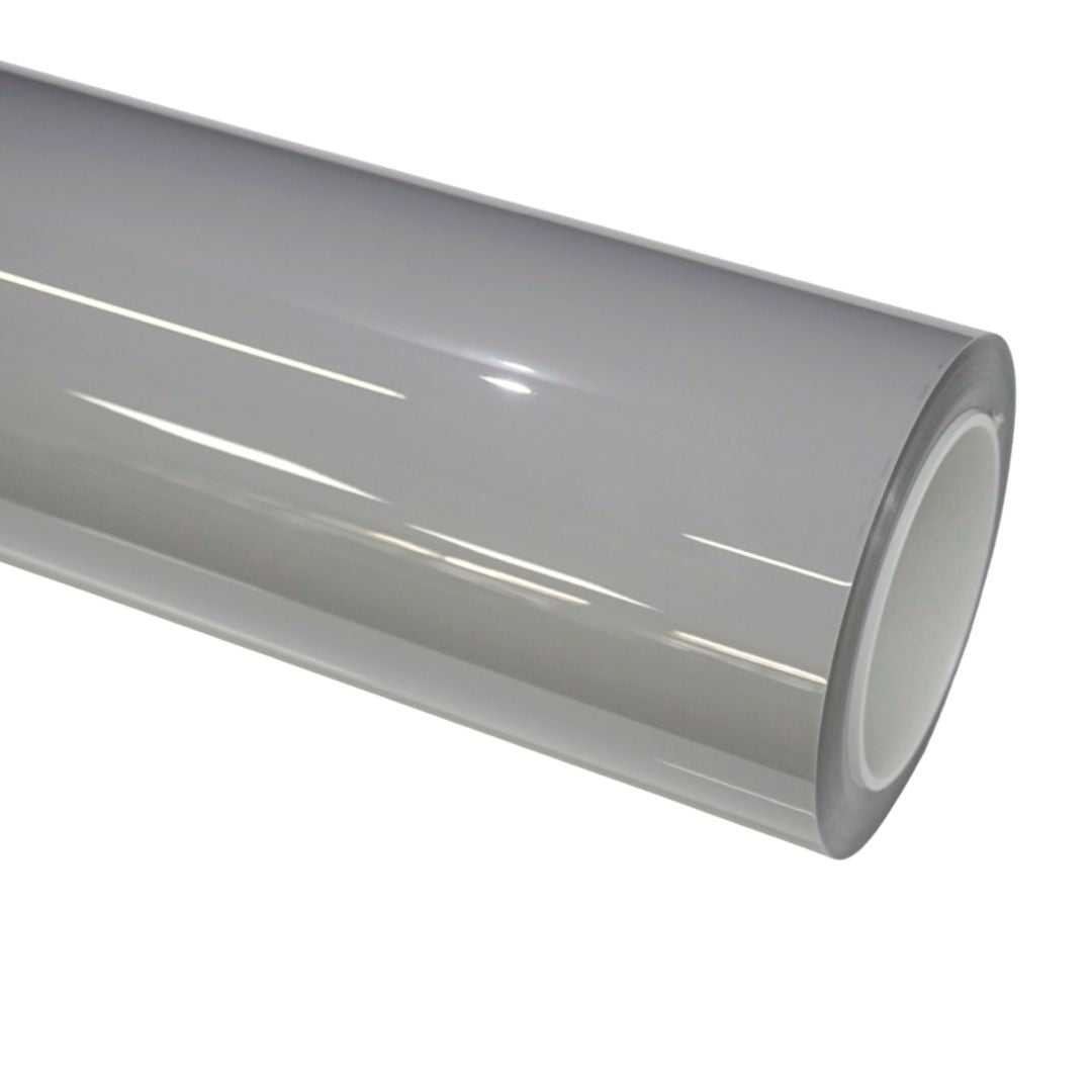 Glossy Cement Grey Vinyl Wrap