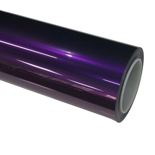 Bright Black Purple Vinyl Wrap