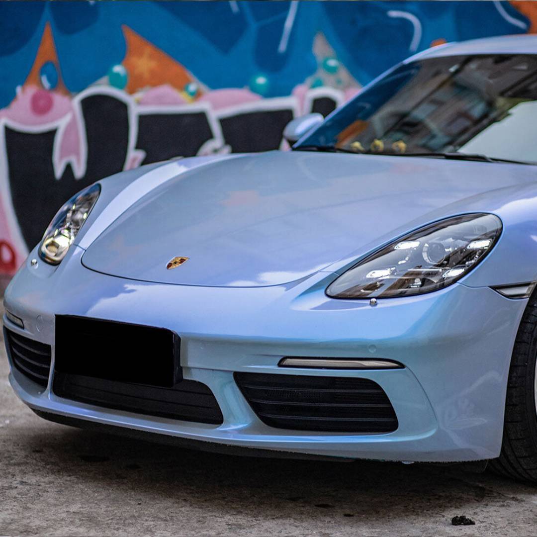 Candy Metallic Dark Gray Blue Vinyl Wrap