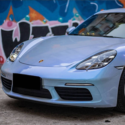 Candy Metallic Dark Gray Blue Vinyl Wrap