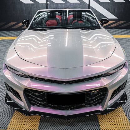 Candy Metallic Gray Pink Vinyl Wrap