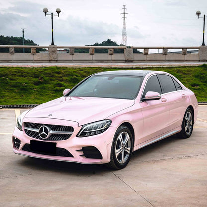 Super Glossy Pale Pink Vinyl Wrap