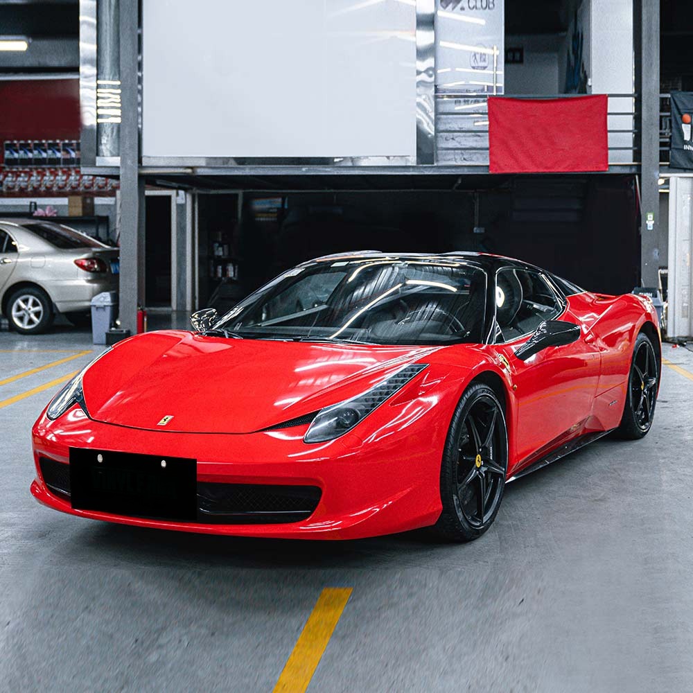 Ferrari Red Vinyl Wrap