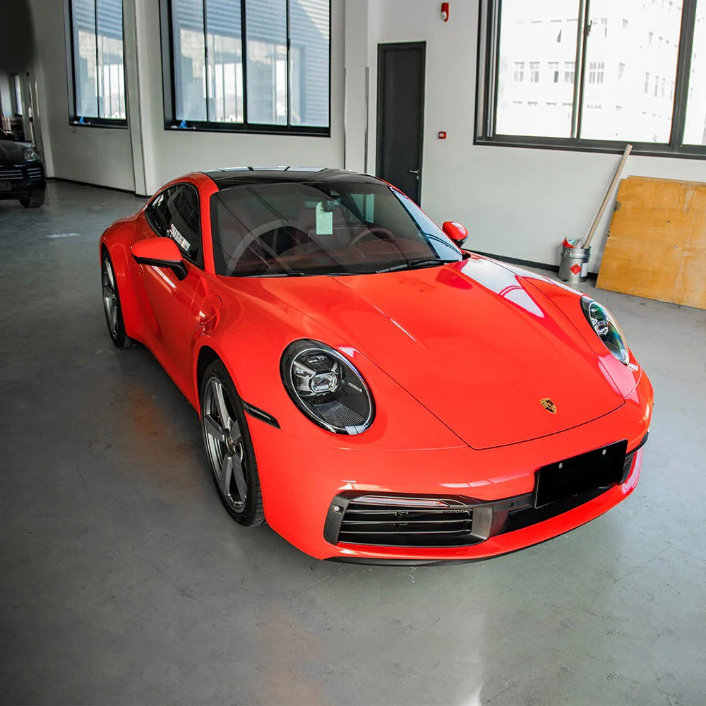 Ferrari Red Vinyl Wrap