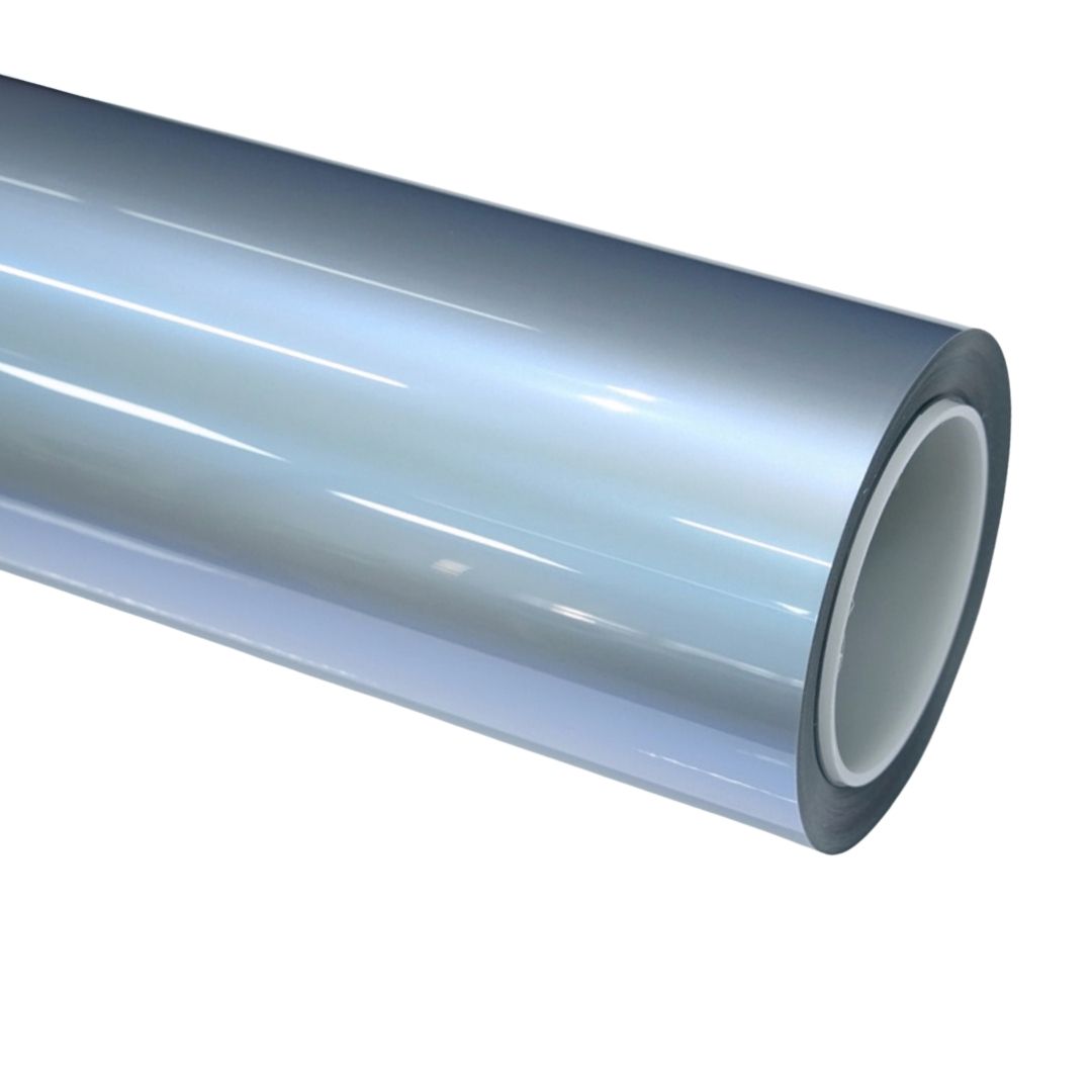 Metallic Grayish Blue Vinyl Wrap