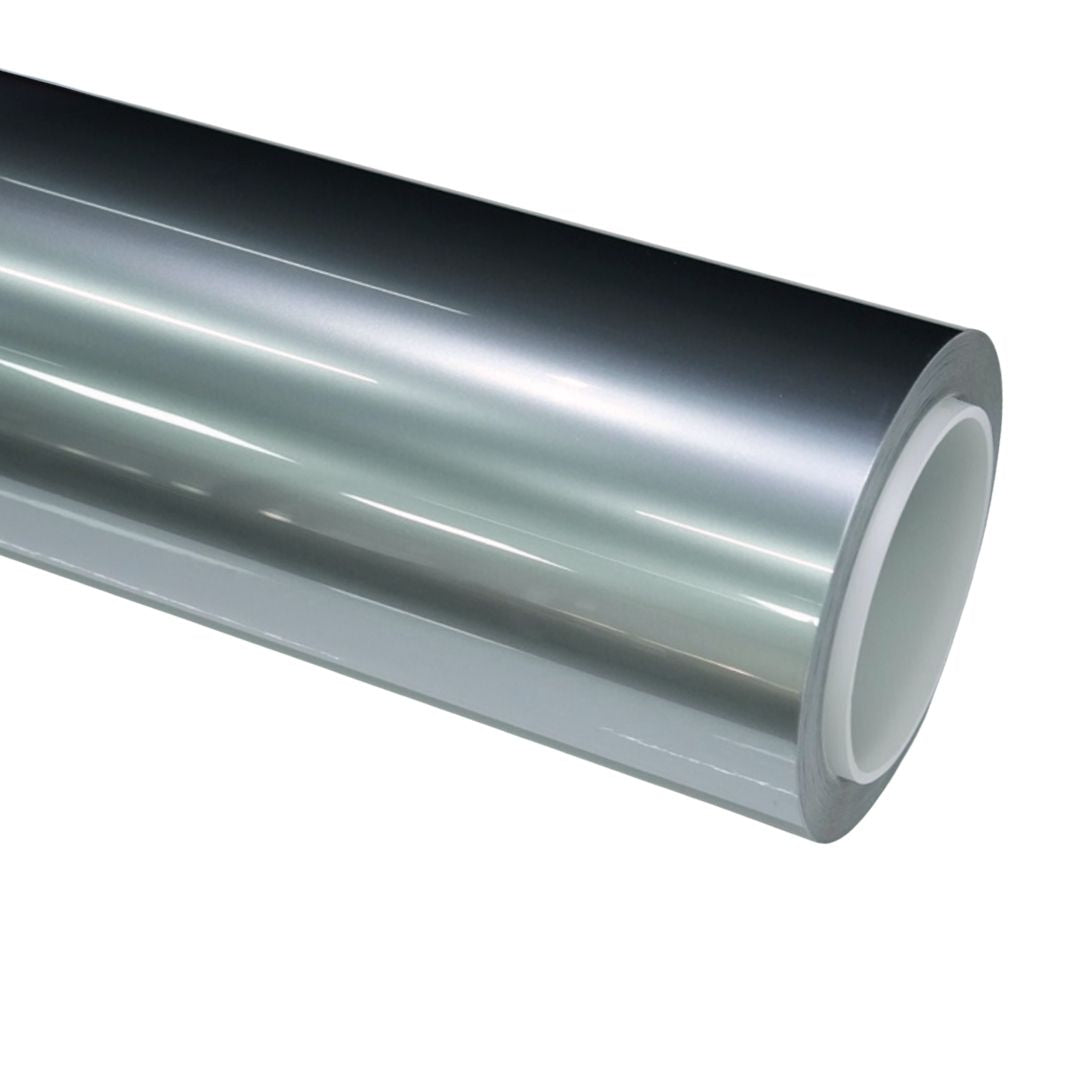 Metallic High Gray Vinyl Wrap