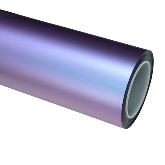 Matte Purple Mist Silver Vinyl Wrap