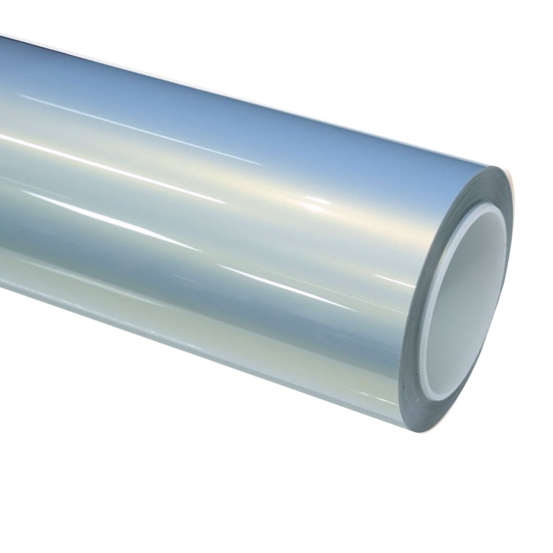 Blue Charm Gold Vinyl Wrap