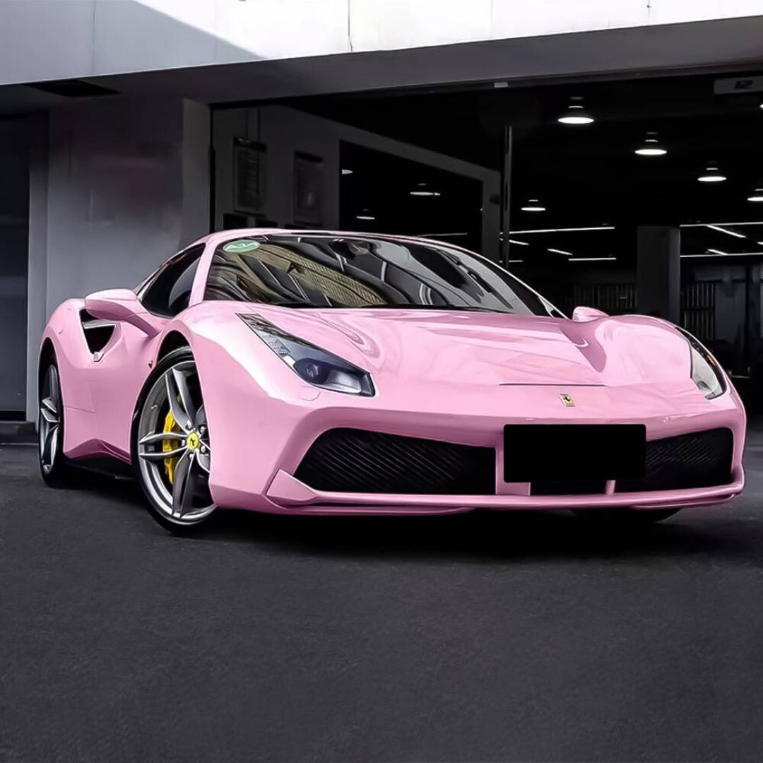 High Glossy Baby Pink Vinyl Wrap