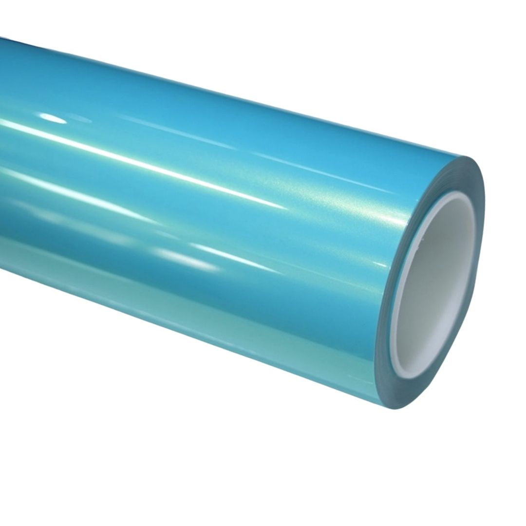 Water Snow Blue Vinyl Wrap