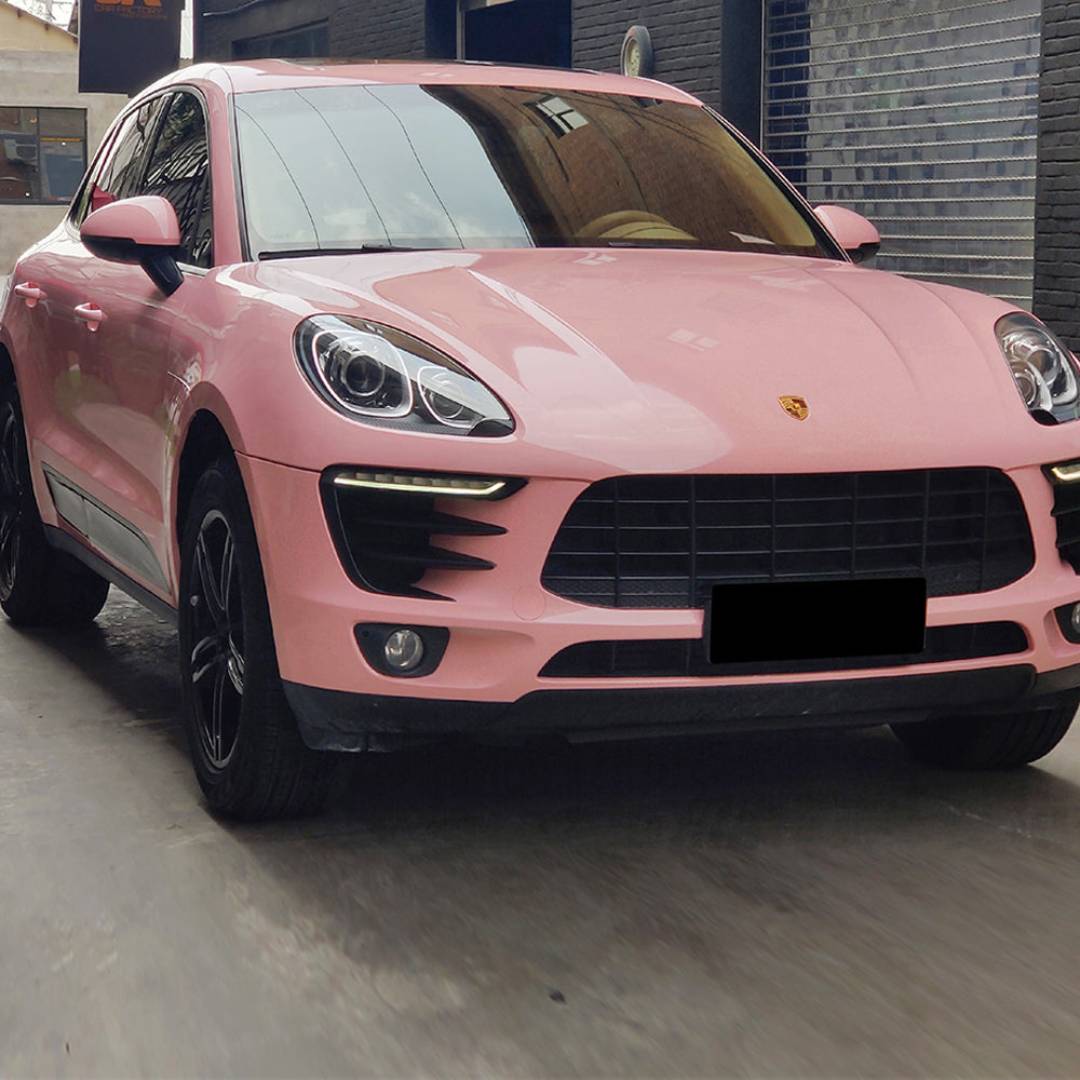 High Glossy Rouge Pink Vinyl Wrap