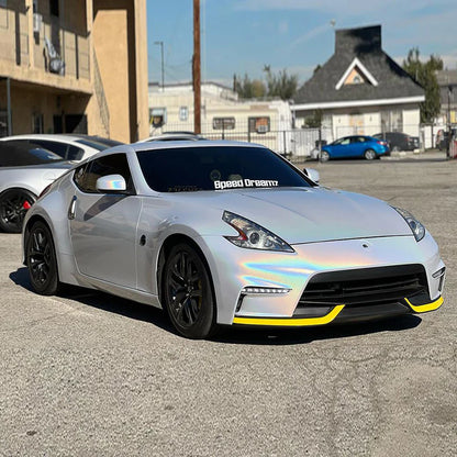 Rainbow Majestic White Vinyl Wrap