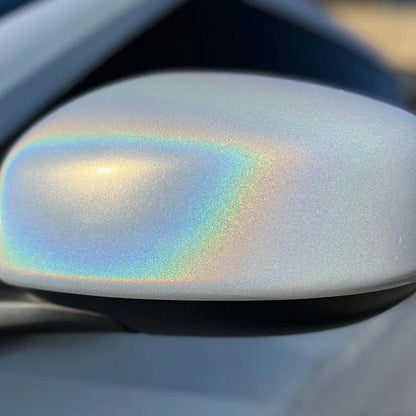 Rainbow Majestic White Vinyl Wrap