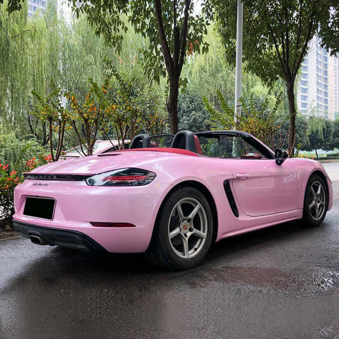 High Glossy Pink Sakura Vinyl Wrap