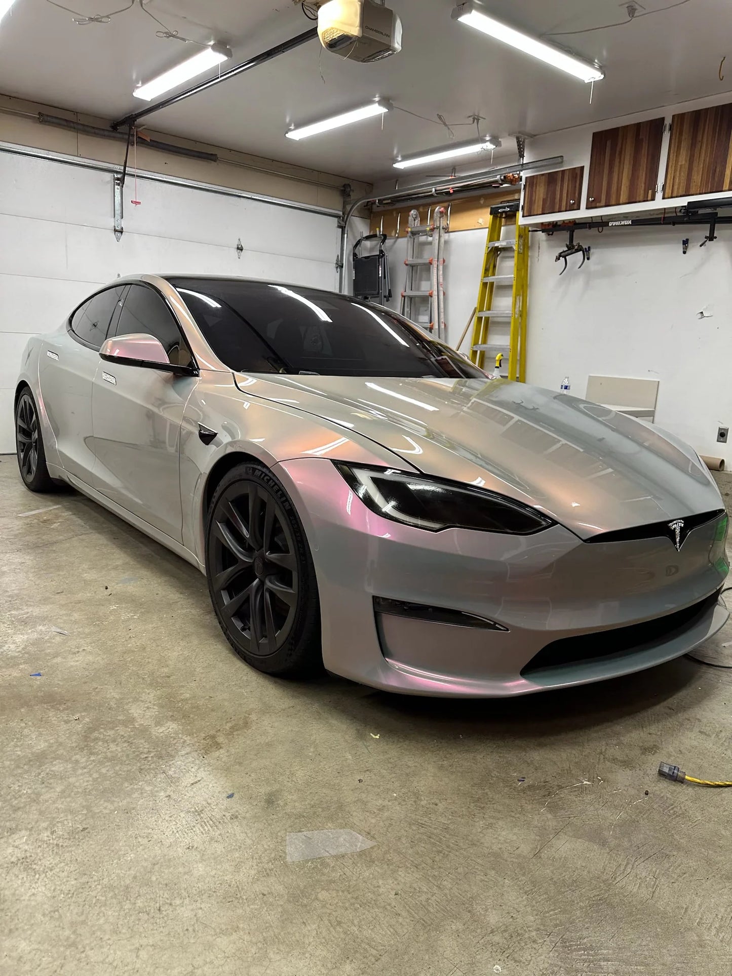 Candy Gray Pink Vinyl Wrap