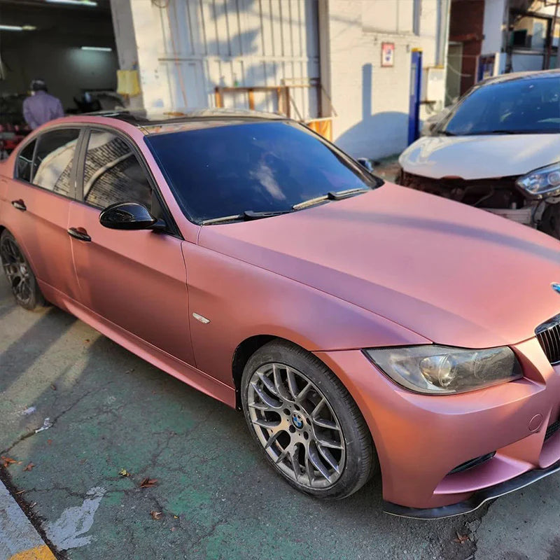 Satin Silk Rose Gold Vinyl Wrap