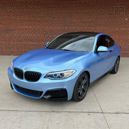 Silver Lake Blue Vinyl Wrap