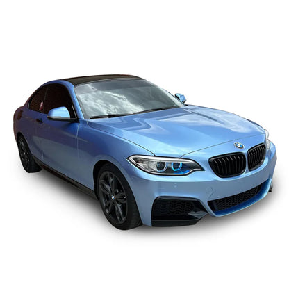 Silver Lake Blue Vinyl Wrap