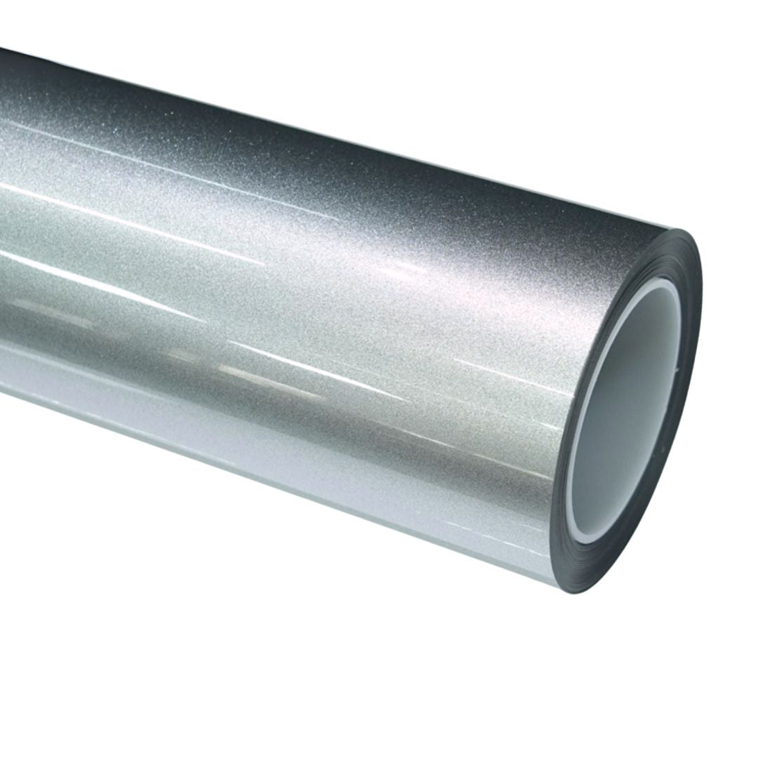 Shining Silver Blue Vinyl Wrap