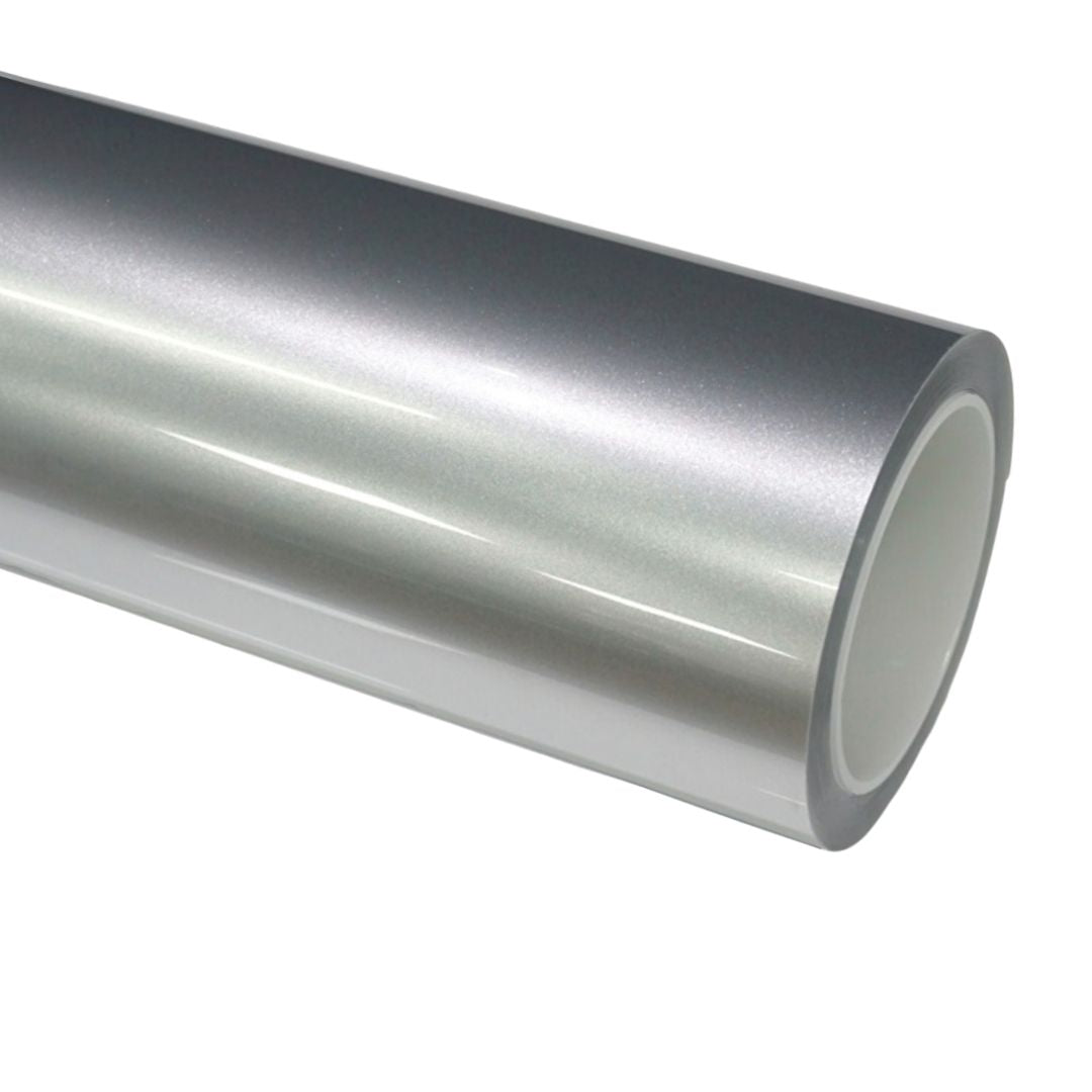 Metallic Silver Vinyl Wrap