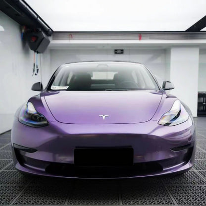 Violet Gray Vinyl Wrap