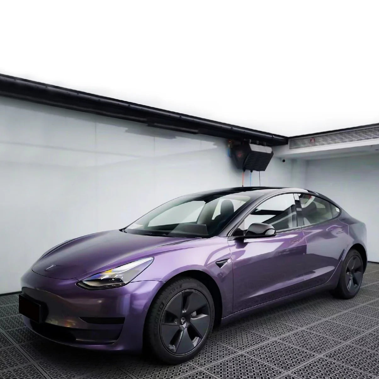 Violet Gray Vinyl Wrap