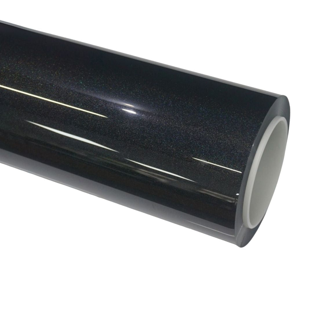 Laser Black Vinyl Wrap