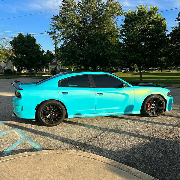 Candy Neon Ice Blue Vinyl Wrap