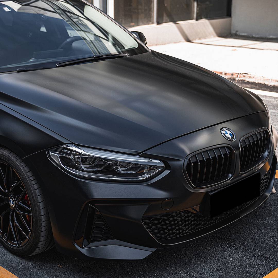 Matte Metallic Pearl Black Vinyl Wrap