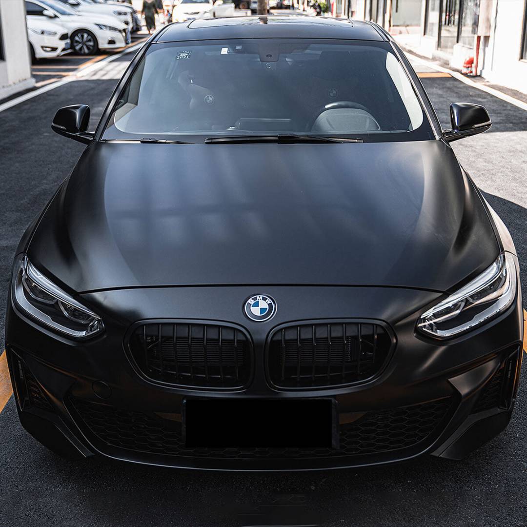 Matte Metallic Pearl Black Vinyl Wrap