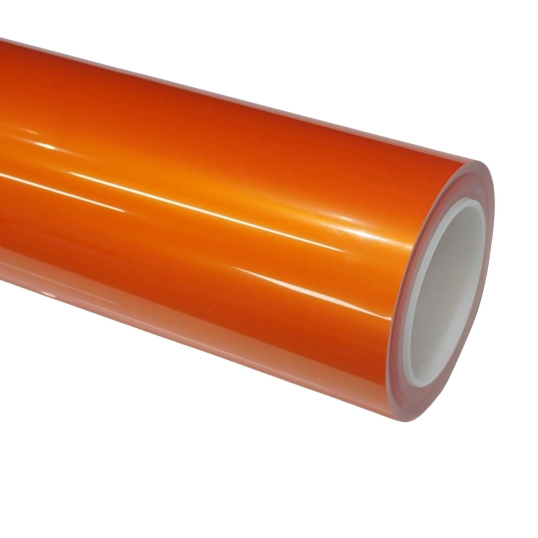 Racing Orange Gold Vinyl Wrap