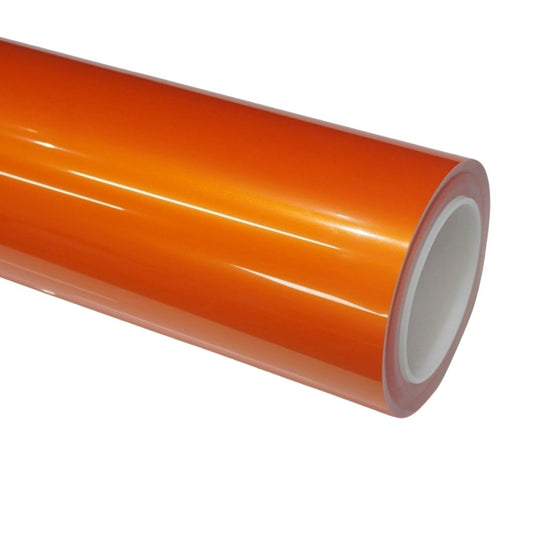 Racing Orange Gold Vinyl Wrap