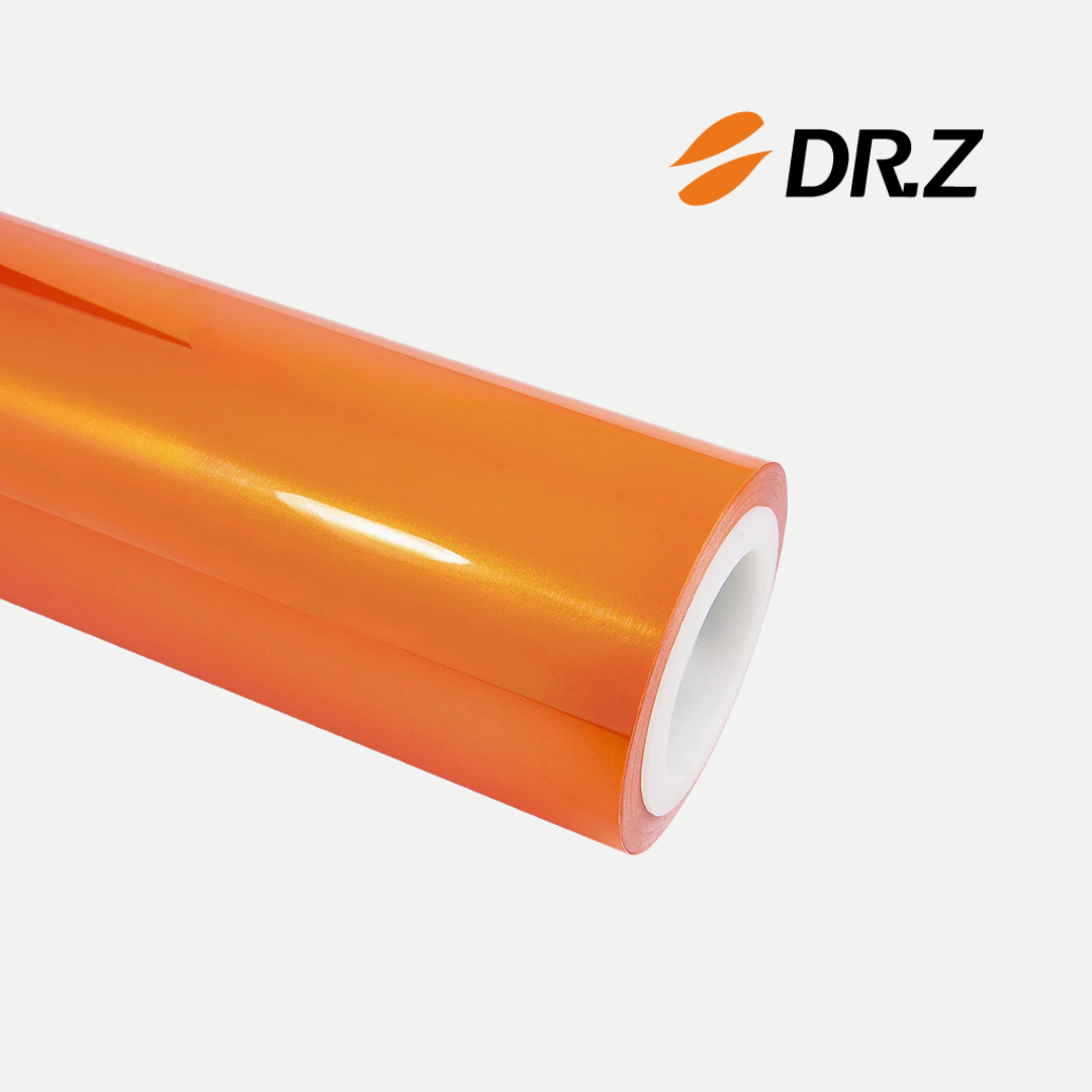 Candy Metallic Neon Orange Vinyl Wrap