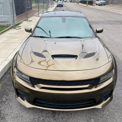 Glossy Metallic Midnight Gold Vinyl Wrap