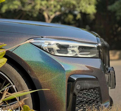 Rainbow Metallic Majestic Black Vinyl Wrap