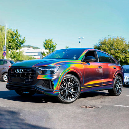 Rainbow Vortex Vinyl Wrap